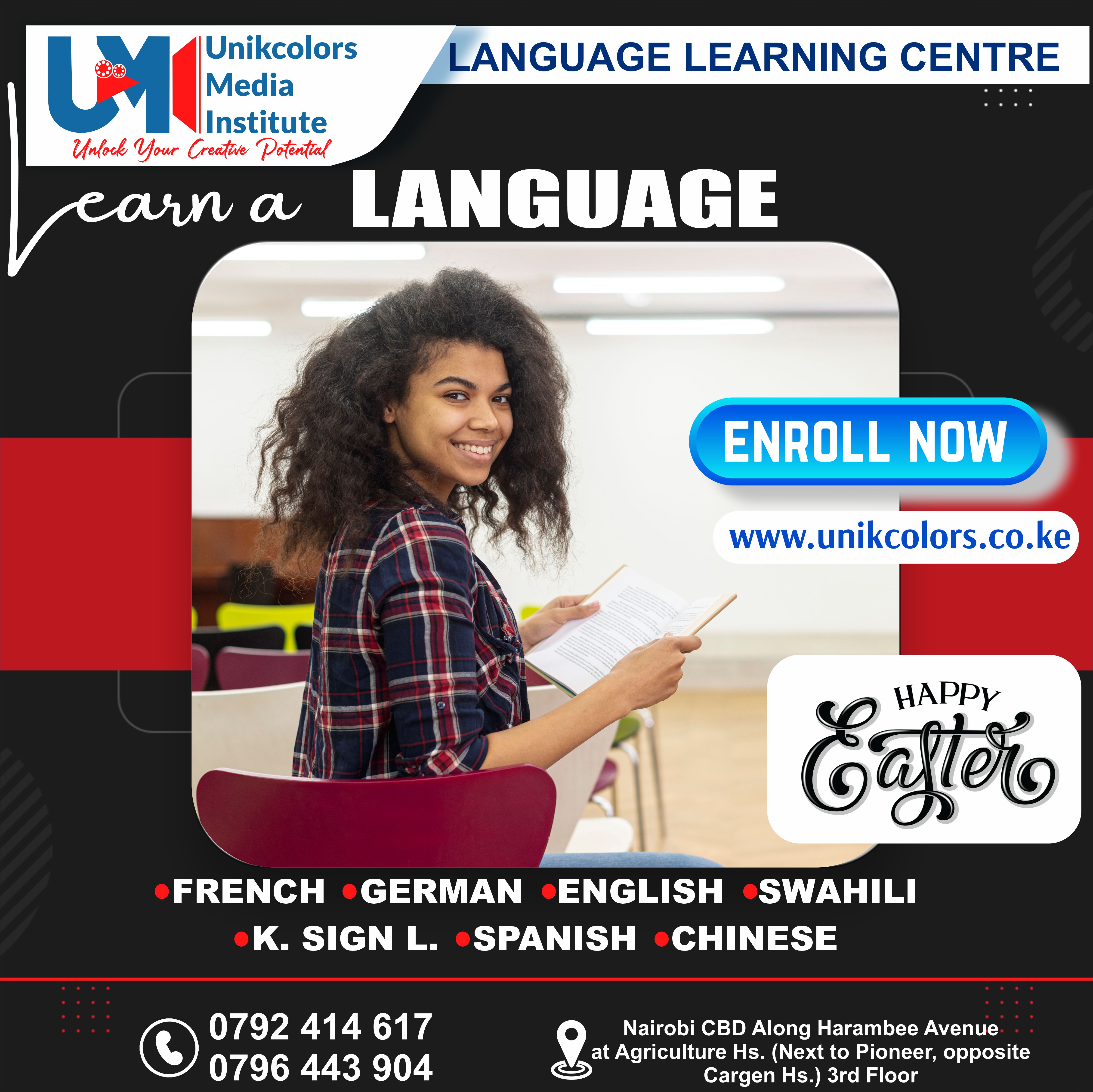 LANGUAGE TRAINING CENTRE - GERMAN | ENGLISH | FRENCH | CHINESE | SPANISH | SWAHILI | KENYA SIGN LANG